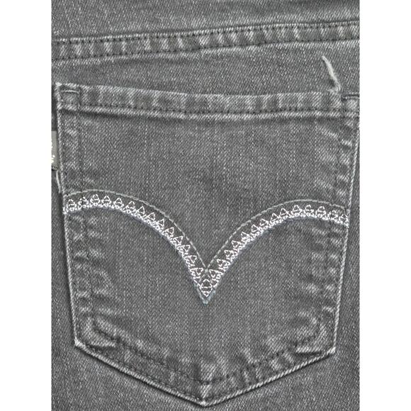 Levi's 505 Straight Leg Jeans 10S Women's Black 30x30 - Picture 16 of 16